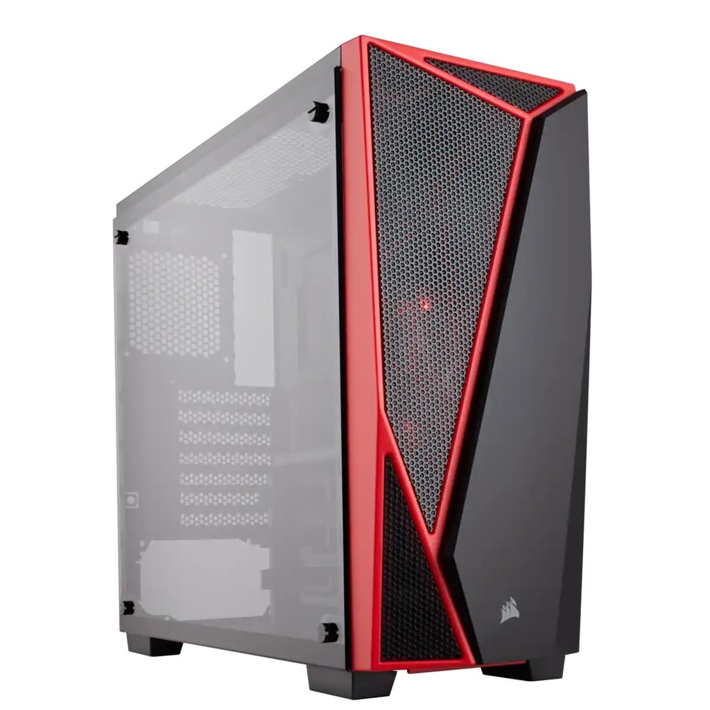 GABINETE CORSAIR CARBIDE SPEC-04 BLACK-RED TG ATX CC-9011117-WW