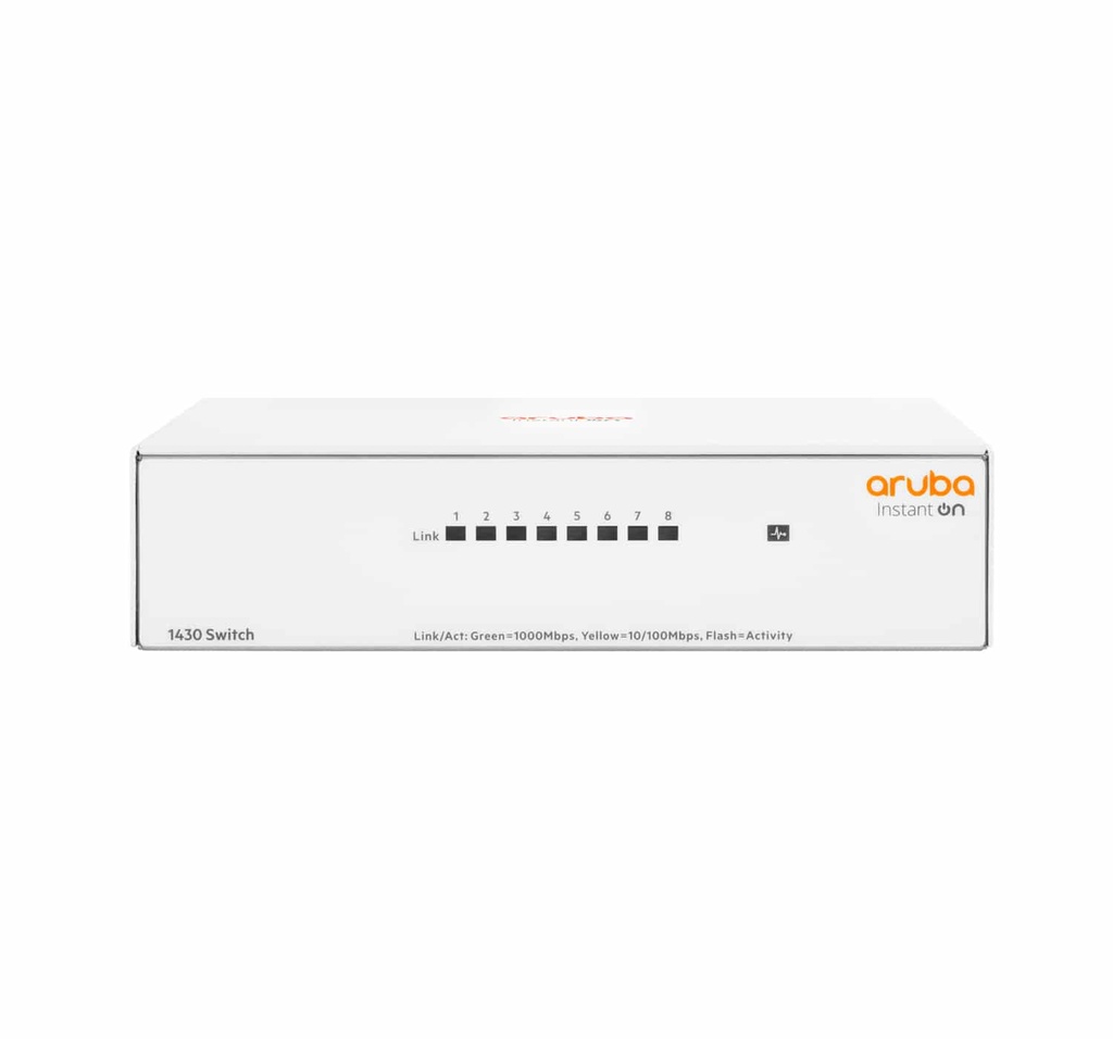Switch Aruba Giga Ethernet Instant On 8g 8ptos G 16 Gbits Adm (r8r45a)