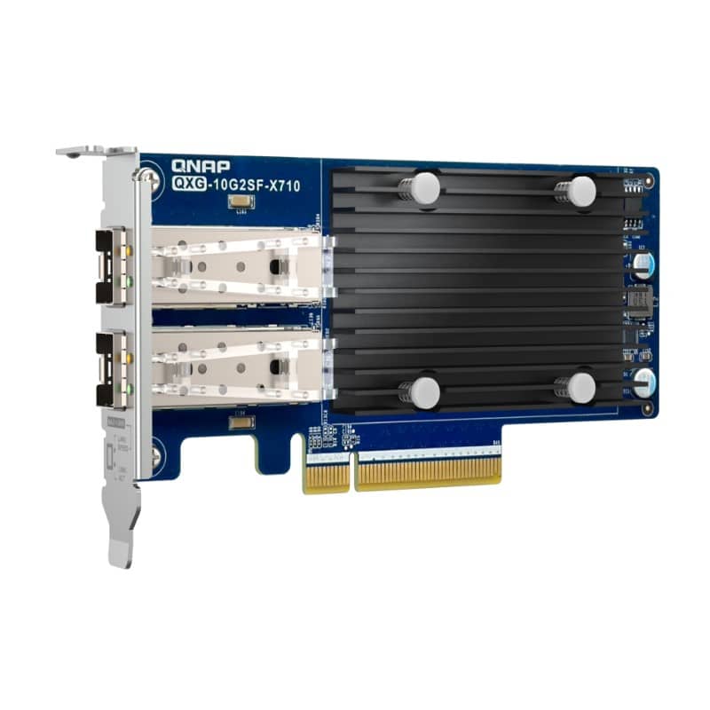 Qnap-tarjeta                                                                                                                                                                                                                                                                                                                                                                                                                                                                                                                                                        De Red Sfp+ De 10gbe Doble Puerto (qxg-10g2sf-x710)