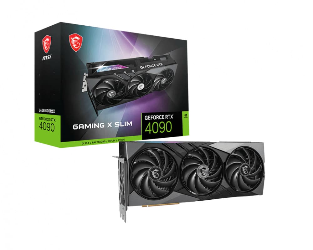 Tarjeta              De Video MSI Nvidia Geforce RTX 4090 Gaming X Slim 24g, 24gb 384-bit Gddr6x, PCI Express 4.0