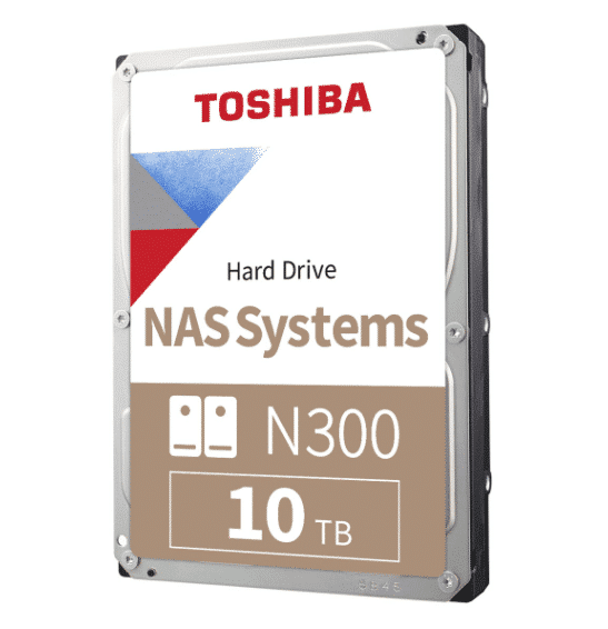 TOSHIBA HDD INTERNO N300 10TB NAS 7200RPM Y 256MB CACHE SATA 3.5" HDWG71AXZSTA NAS