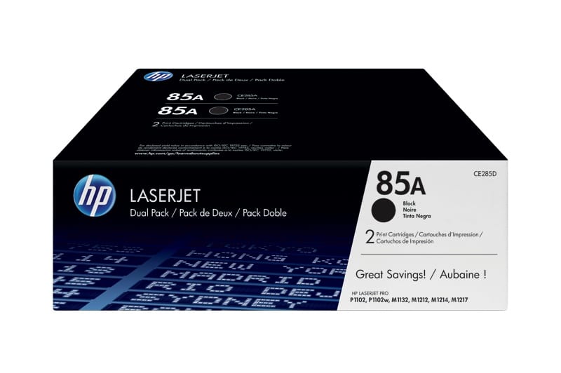 Toner Hp 85a Negro Dual Pack Laserjet (ce285ad)