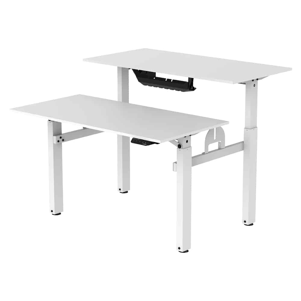Escritorio Acteck Ergo V2 Ed727 Doble/electrico/balnco (ac-937276)