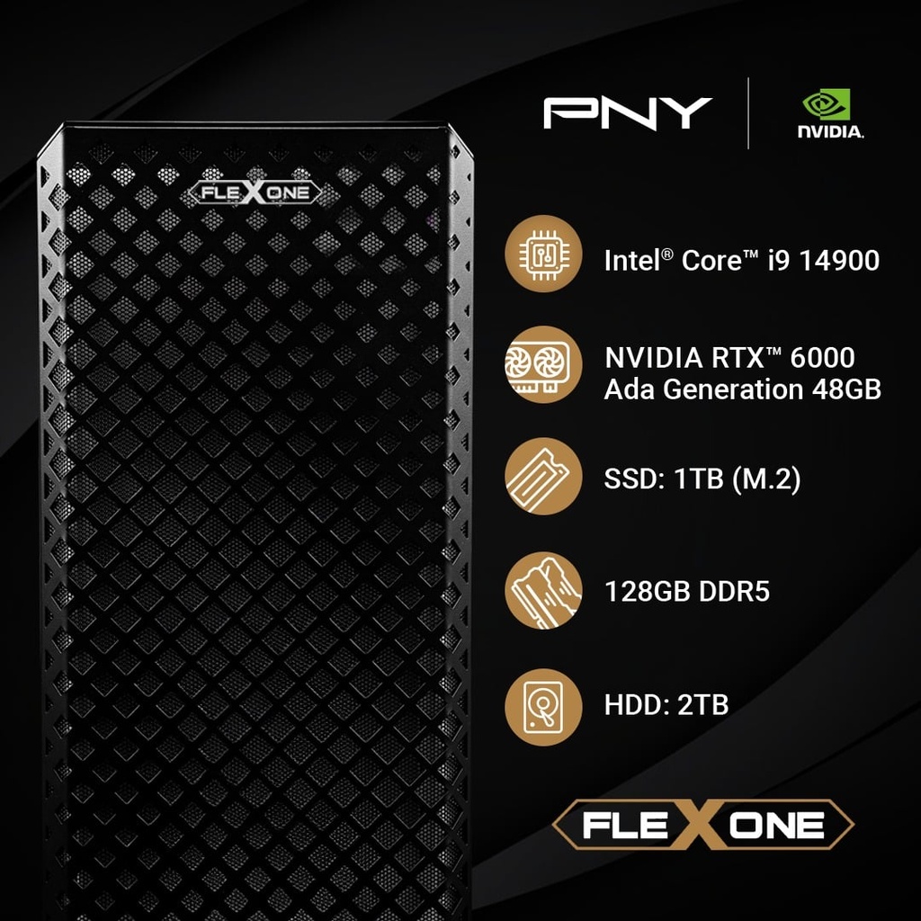 Computadora             Flexone Ws Proart Intel Core I9 14900 128gb Ddr5 Z790 Proart1tb SSD M.2 2tb HDD 850w 80+ Wc 360mm Wifi Nvidia RTX 6000 Ada Generation
