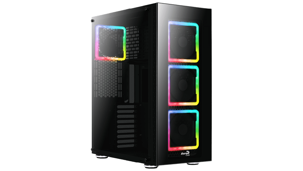 GABINETE AEROCOOL TOR PRO FULL TOWER CRISTAL TEMPLADO ARGB