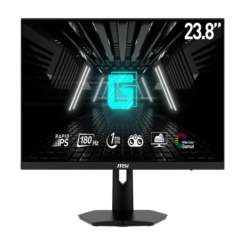 Monitor                                                                                                                                               Gamer MSI G244f E2 Led 23.8", Full Hd, 180hz, Hdmi, Negro  G244f E2