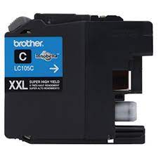 Cartucho De Tinta Brother Lc105c Cyan Super Alto Rendimiento 1200 Pag