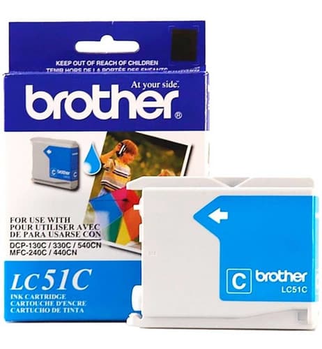 Cartucho  De Tinta Brother Lc51c Cyan