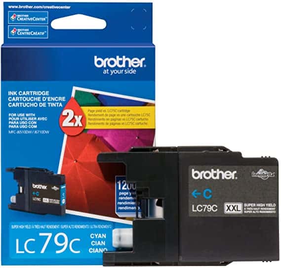 Cartucho Cian Brother Lc79c 2,400 Pag. Mfcj5910dw/mfcj6510dw/mfcj6710d