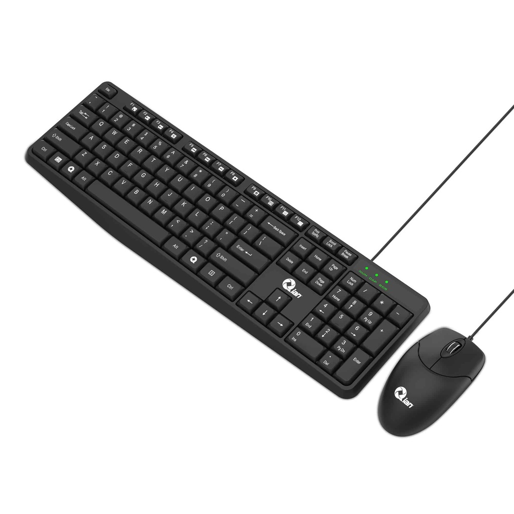 KIT DE TECLADO Y MOUSE ALAMBRICO MULTIMEDIA QIAN  XIE QKX-20603