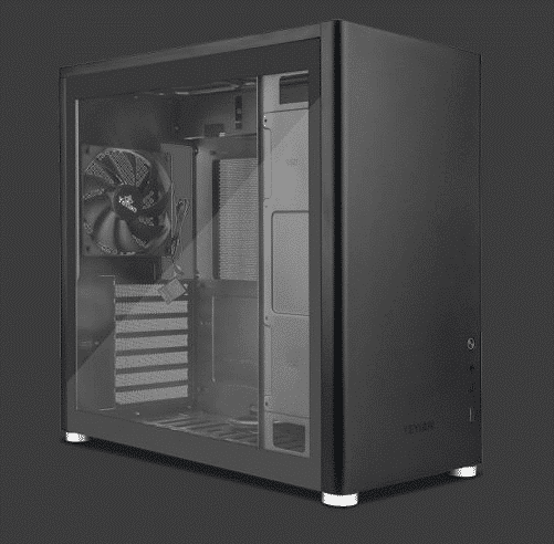 Gabinete Yeyian Gamer Hussar+ Negro Ycm-ashus-01 Atx Usb C Cris/temp pue