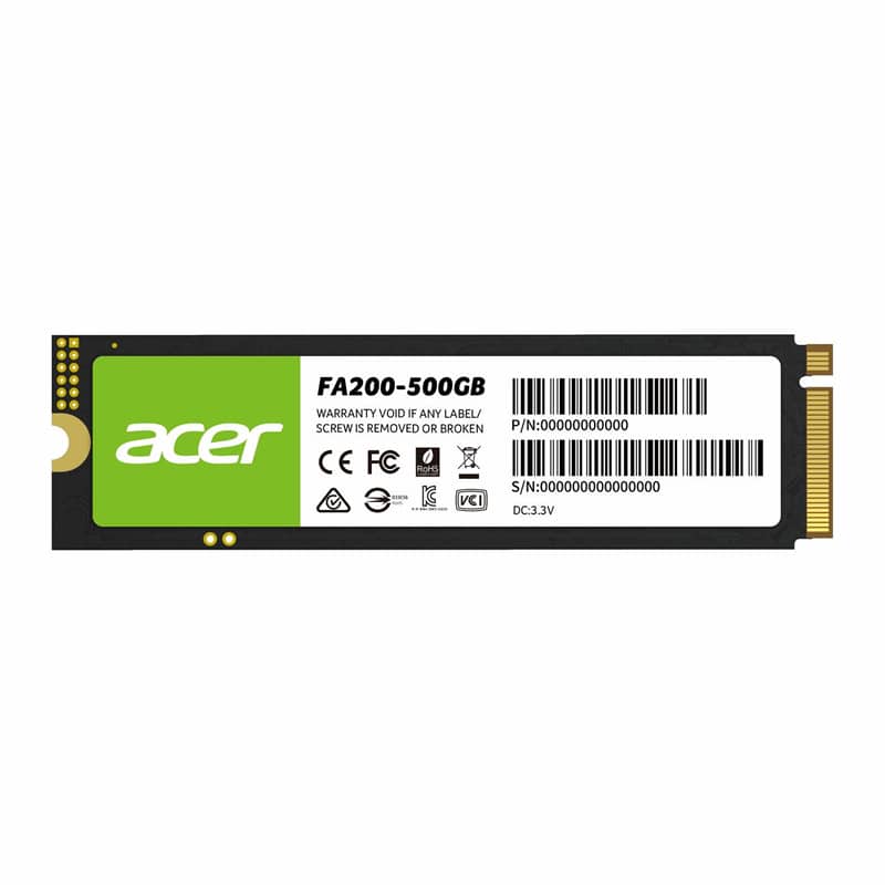 Unidad Ssd Acer Fa200 500gb M.2 Nvme Gen4 7200mb/s (bl.9bwwa.123) pue