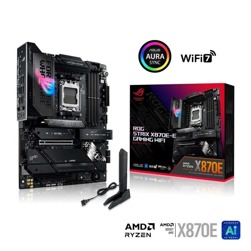 Tarjeta Madre Asus Rog Strix X870e-e Gaming Wifi Am5/4xddr5/hdmi/atx