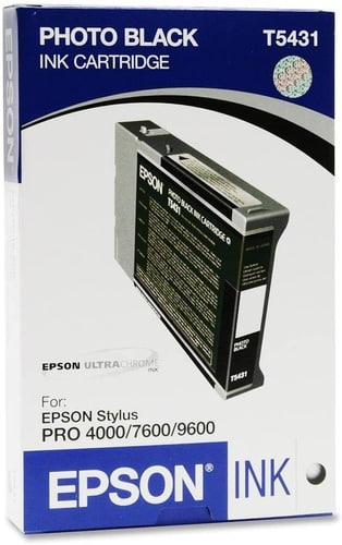 Cartucho  Epson Stylus Pro T54 Negro 4000/7600/9600 110ml (t543100)