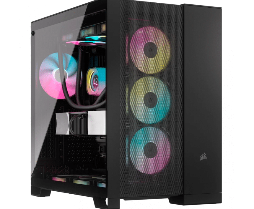 GABINETE CORSAIR AIRFLOW 6500D /NEGRO /SEMITORRE /ATX /GAMER (CC-9011259-WW)