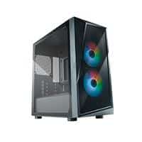 GABINETE COOLER MASTER CMP 320/NEGRO/MINI-TOWER/VENTILADORES ARGB INSTALADOS/GAMER.