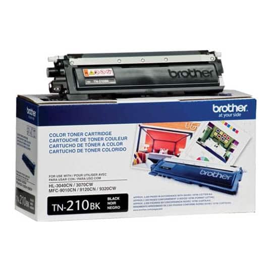 Toner Brother Tn210bk Negro 2,200 Pag P/hl3040cn/3070cw Mfc9010cn/9120