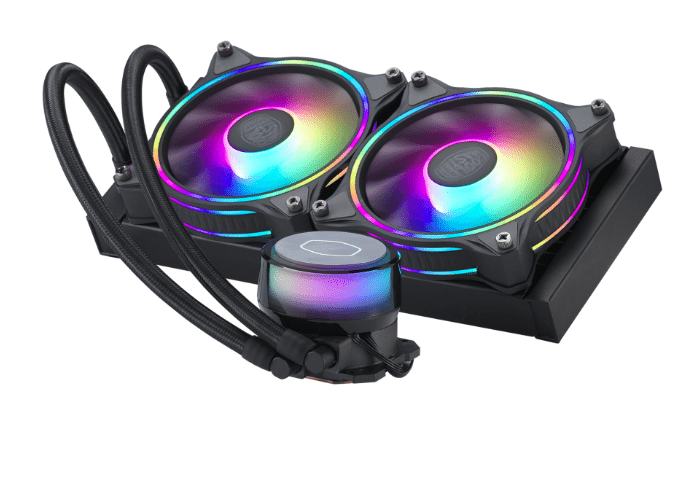 DISIPADOR DE ENFRIAMIENTO LIQUIDO COOLER MASTER MASTERLIQUID ML240 ILUSIÓN / NEGRO / GAMER