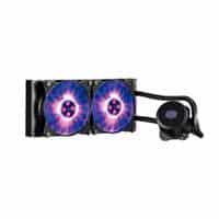 DISIPADOR DE ENFRIEMIENTO LIQUIDO COOLER MASTER MASTERLIQUID ML240L /NEGRO / 2X 120MM /RGB /GAMER