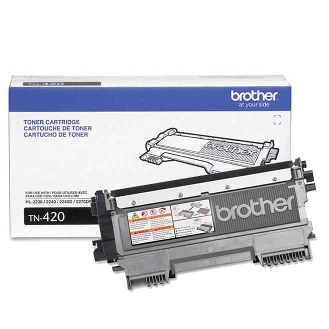 Toner                                                                                                               Brother Tn420 Negro 1,200 Paginas P/hl2270dw/ Mfc7860dw/ Dcp7065