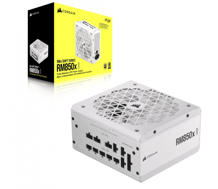 FUENTE DE PODER CORSAIR RM850X SHIFT  / 850W / 80 PLUS GOLD/ MODULAR / GAMER - WHITE (CP-9020274-NA)