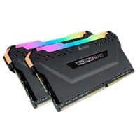 MEMORIA RAM CORSAIR DDR4 VENGEANCE RGB PRO DIMM 3600 MHZ 16 GB (2 X 8 GB) C18, BLACK (CMW16GX4M2D3600C18)