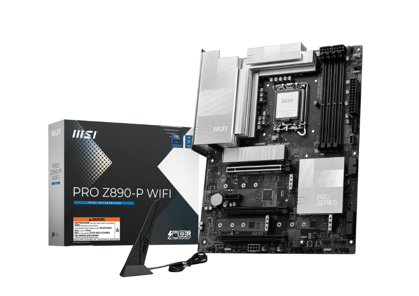 MB PRO Z890-P WIFI INTEL S-1851 ULTRA DDR5 9200-6400 1 HDMI/M.2/WIFI 7 / BLUETOOTH GAMA ALTA