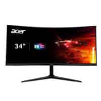 MONITOR ACER GAMER CURVO NITRO XZ342CU V3, 34 UHD 3440X1440, HDMI 100HZ, DP 180HZ, 1MS, FREESYNC, BOCINAS, INCLUYE HDMI Y DISPLAYPORT, 3 AÑOS DE GARANTIA