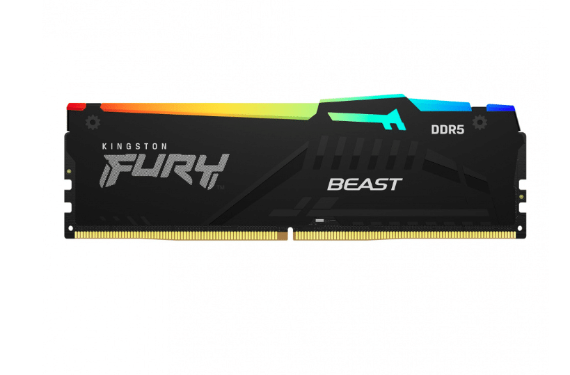 Memoria Ddr5 Kingston Furybeast Rgb 8gb 5200mhz Dimm (kf552c40bba-8)