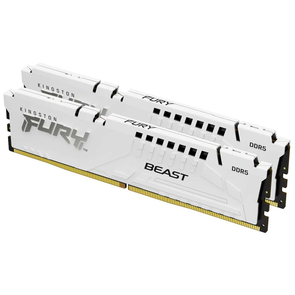 Memoria Ddr5 Kingston Furybblanco 32gb 6000mhz Ex K2 (kf560c36bwe2k2-32)