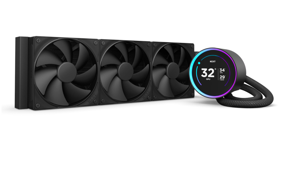 DISIPADOR DE ENFRIAMIENTO LIQUIDO NZXT KRAKEN ELITE 360/ NEGRO/ 00 - 2000RPM/GAMING