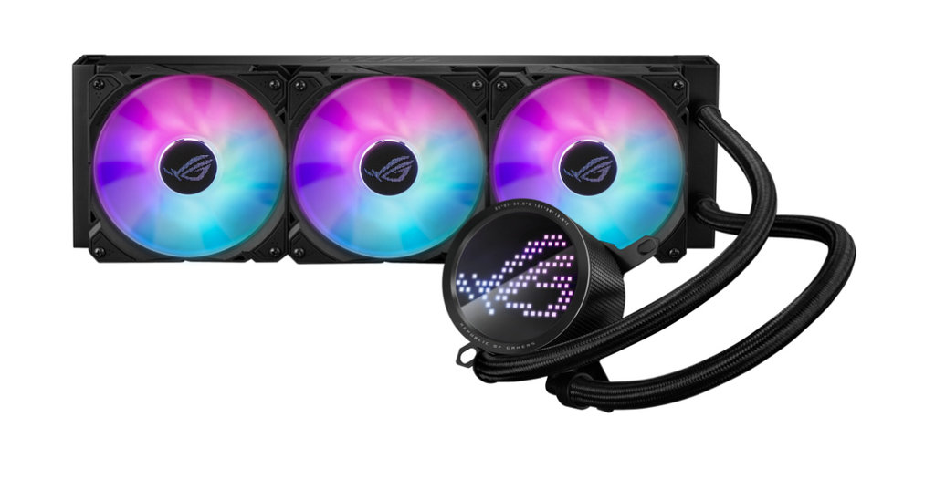 DISIPADOR CON ENFRIAMIENTO LIQUIDO ASUS ROG RYUO III/360MM/S-1700 1200/AM5 AM4/PANTALLA LED ANIME MATRIX/ARGB