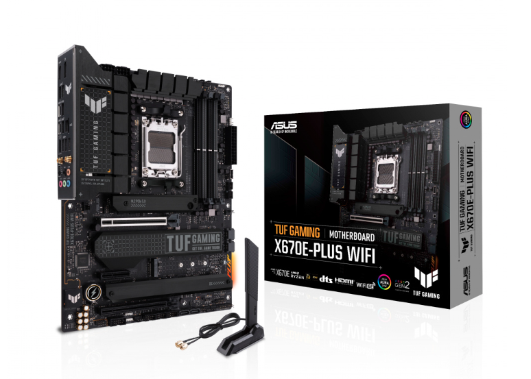 MB ASUS X670 AMD S-AM5 7A GEN/4X DDR5 5000/DP/HDMI/M.2/9X USB3.2/WIFI/BLUETOOTH/ATX/GAMA ALTA/GAMER/RGB