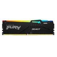 MEMORIA RAM KINGSTON DIMM DDR5 32GB 5200MT/S FURY BEAST BLACK EXPO RGB CL36 288PIN 1.25V C/DISIPADOR DE CALOR P/PC/GAMER/ALTO RENDIMIENTO (KF552C36BBEA-32)