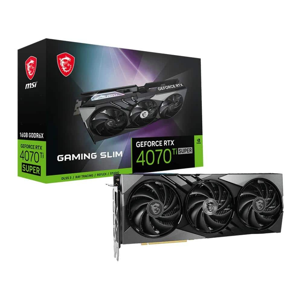 Tarjeta De Video Msi Geforce Rtx 4070 Ti Super 16g Gamin X Slim