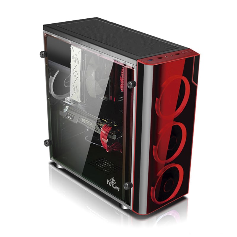 Gabinete                                                                                                                                                                                                                                                                                                                                                                                                                                                                                                                                                                                                                                                                                                                                                                                                                                                                                                                                                                                                                                                                                                                                                                                                                                                                                                                                                                                       Yeyian Ygv-68811 Vortex 1200 Lat Acri 3vent Led Roj/usb/negro