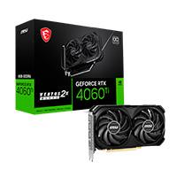 TARJETA DE VIDEO MSI NVIDIA GEFORCE RTX 4060 TI OC. PCIE X16 4.0/8GB/GDDR6X/ESTANDAR/HDMI/3 XDP/GAMA MEDIA