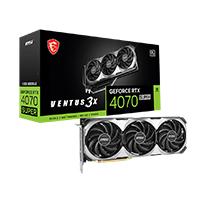TARJETA DE VIDEO MSI NVIDIA GEFORCE RTX 4070 SUPER OC PCIE X16 4.0/12GB/GDDR6X/ESTANDAR/1HDMI/3XDP/GAMA ALTA/GAMER