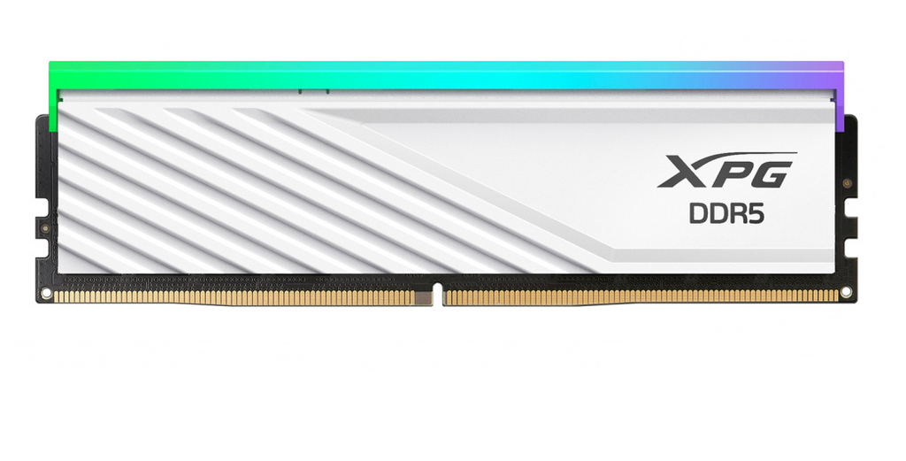 MEMORIA ADATA XPG LANCER BLADE RGB UDIMM DDR5 16GB CL40 BLANCO 6000 MTS GAMER DE ALTO RENDIMIENTO (AX5U6000C4816G-SLABRWH)