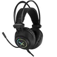 Diadema  Gamer Xzeal Microfono 13 Cm Usb 3.5mm Led 7 Colores Xzhd205b