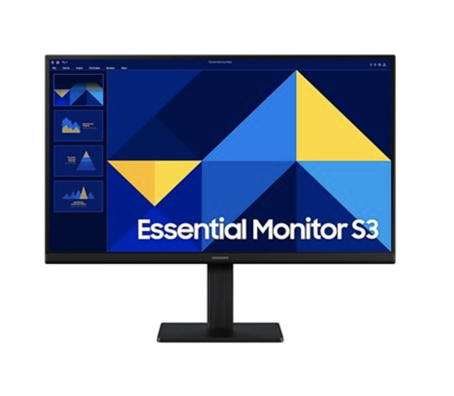 MONITOR LED SAMSUNG 22 PULGADAS, FHD (1,920 X 1,080), IPS, HDMI, S22D300, PLANO, 100HZ