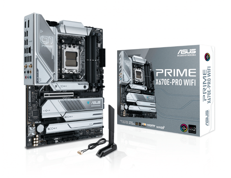 Mb Asus X670 Amd S-am5 7a Gen/4x Ddr5 5000/dp/hdmi/m.2/9x Usb3.2/usb-c/wifi 6/bluetooth/atx/gama