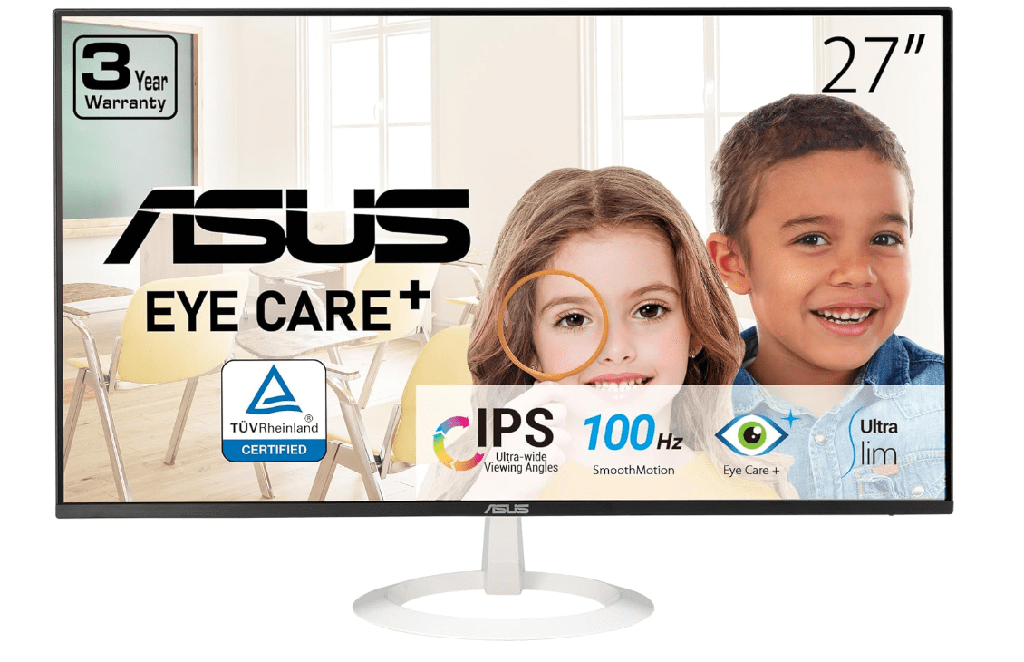 Monitor Asus Vz27ehf-w /27 /1920x1080 /tr 1ms /100hz /hdmi /vesa /blanco