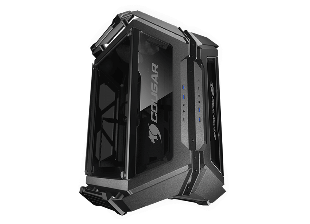 Gabinete Cougar Gemini X Dual Tower,crist,negro,atx