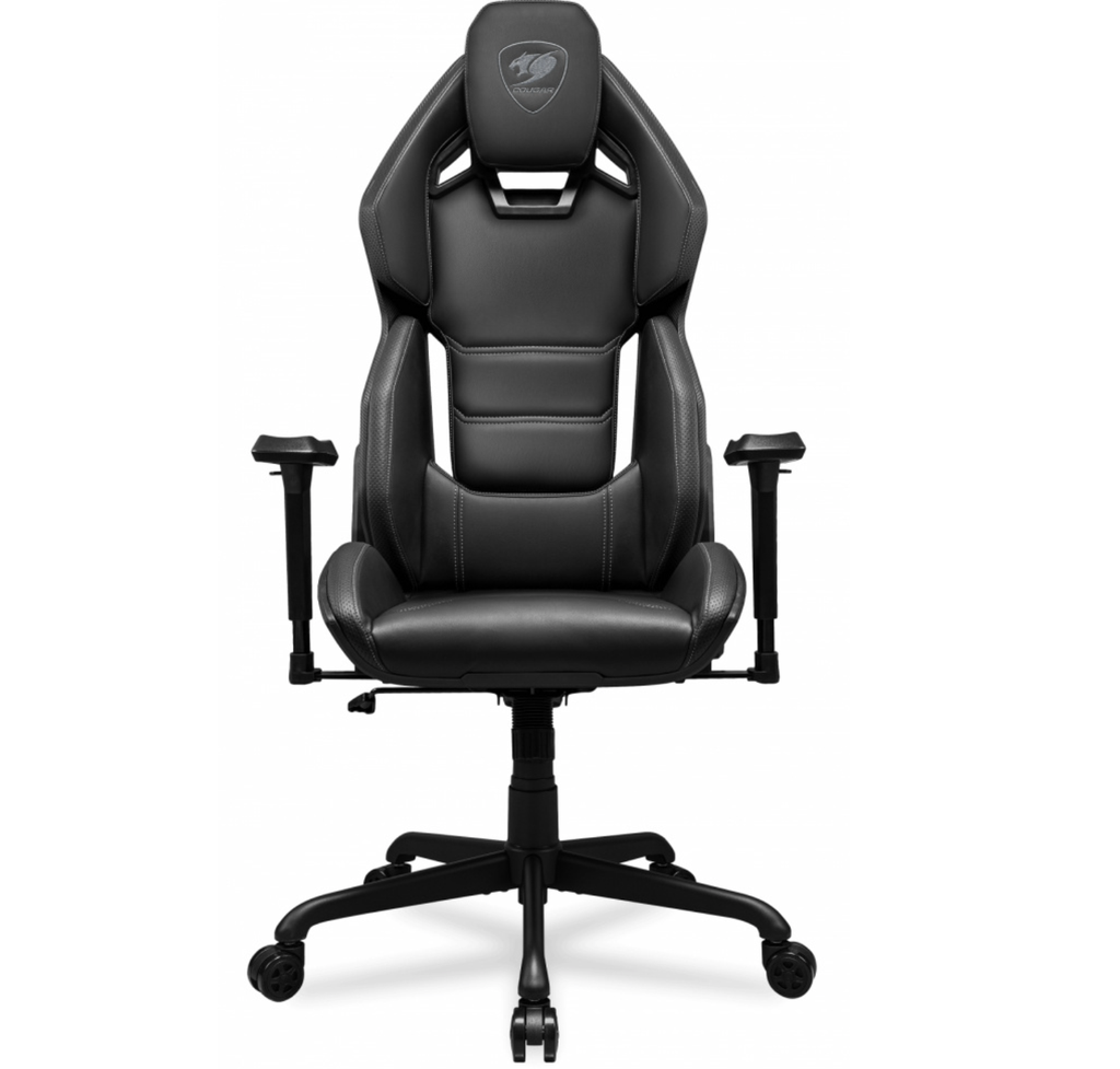 Silla Cougar Hotrod Royal Black Cuero Sintetico 136kg