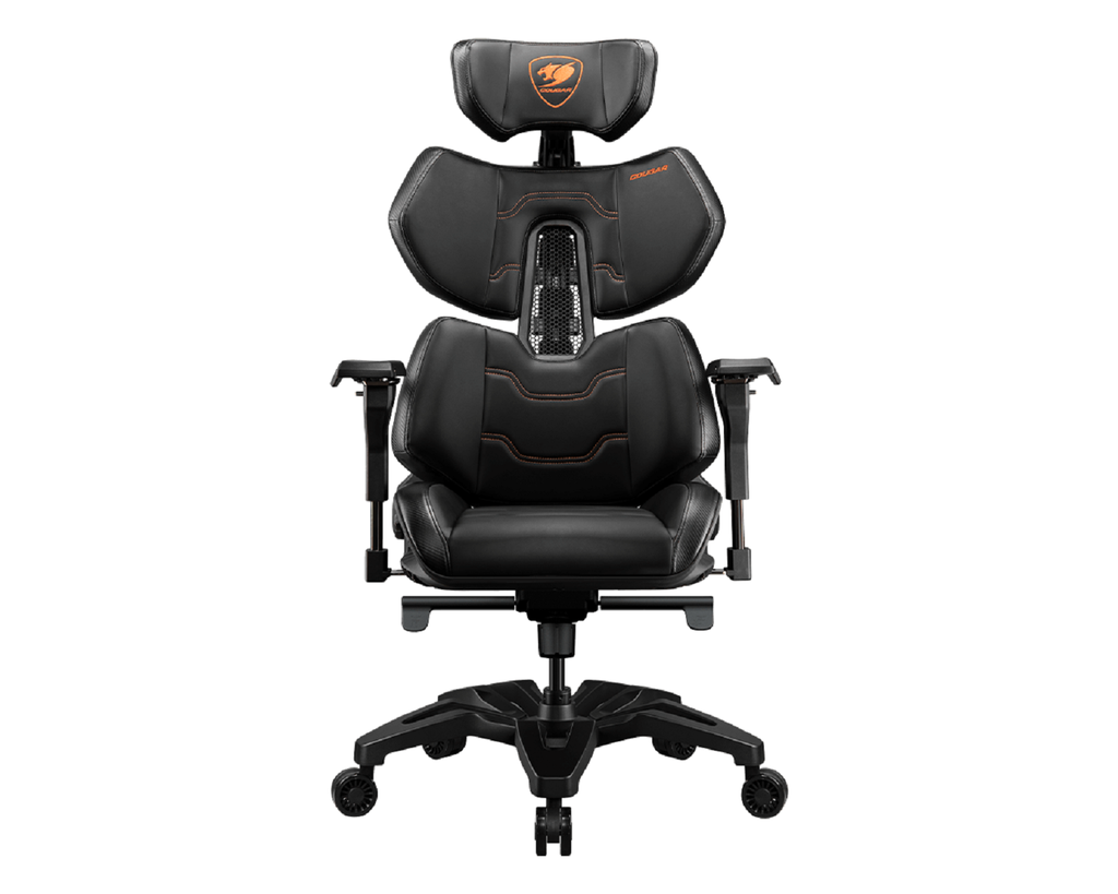 Silla Cougar Terminator Cuero Sintentico Black 135kg