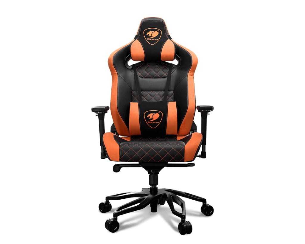 Silla Cougar Armor Titan Pro Negro/naranja hasta 160kg