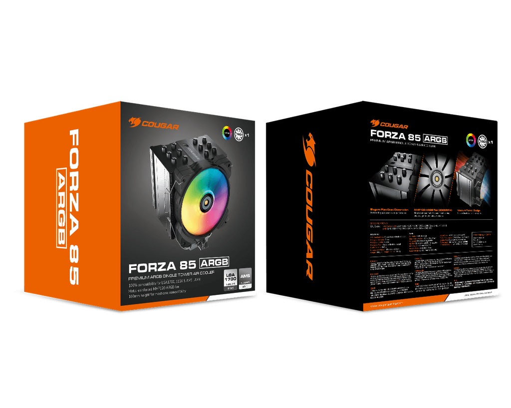 Ventilador Cpu Cougar Forza 85  Argb