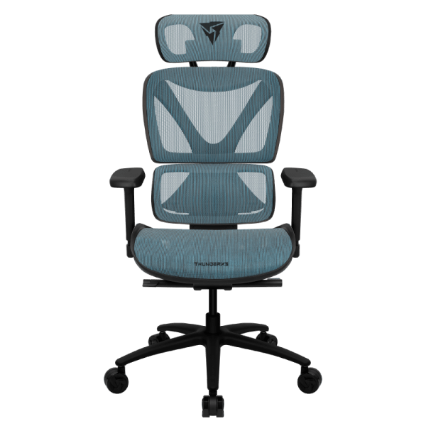 Silla Thunder X3 Xtc  Chroma Malla Transpirable, Cuero Pu 150kg Black / Blue