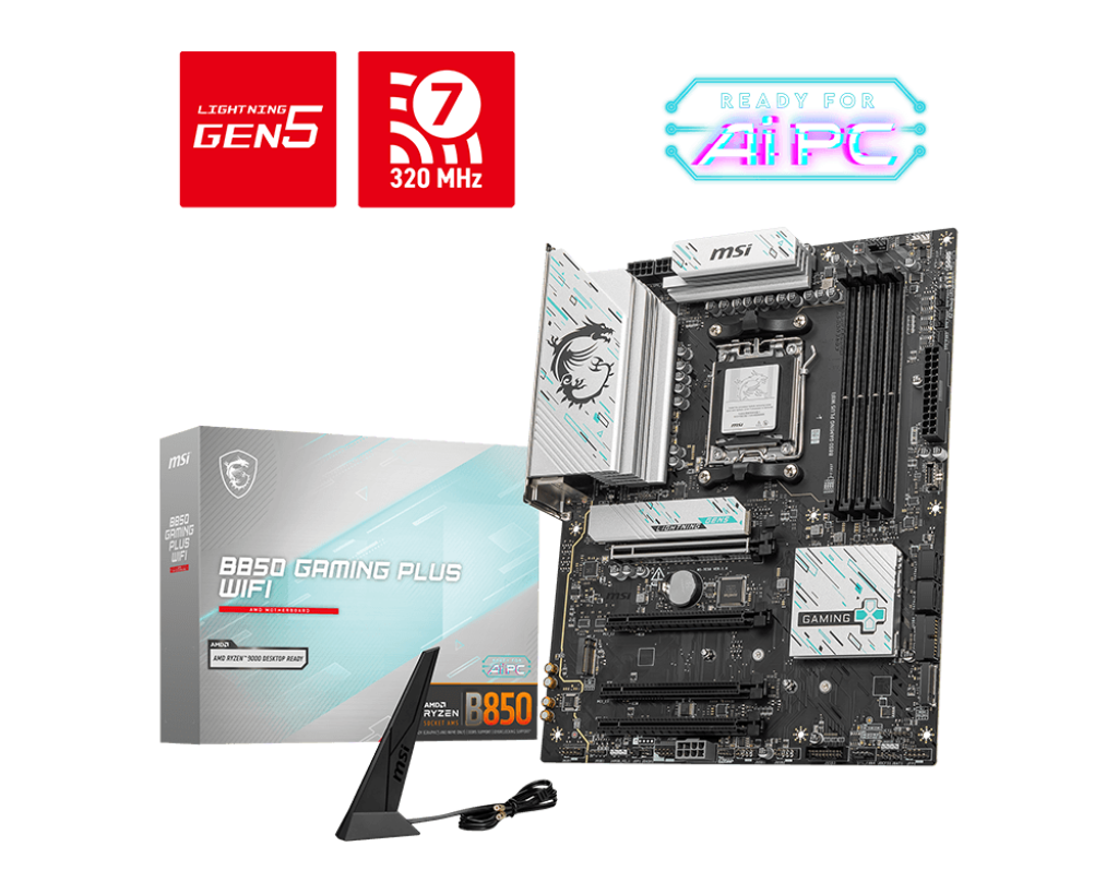 Tarjeta Madre Msi B850 Gaming Plus Wifi Am5 Atx